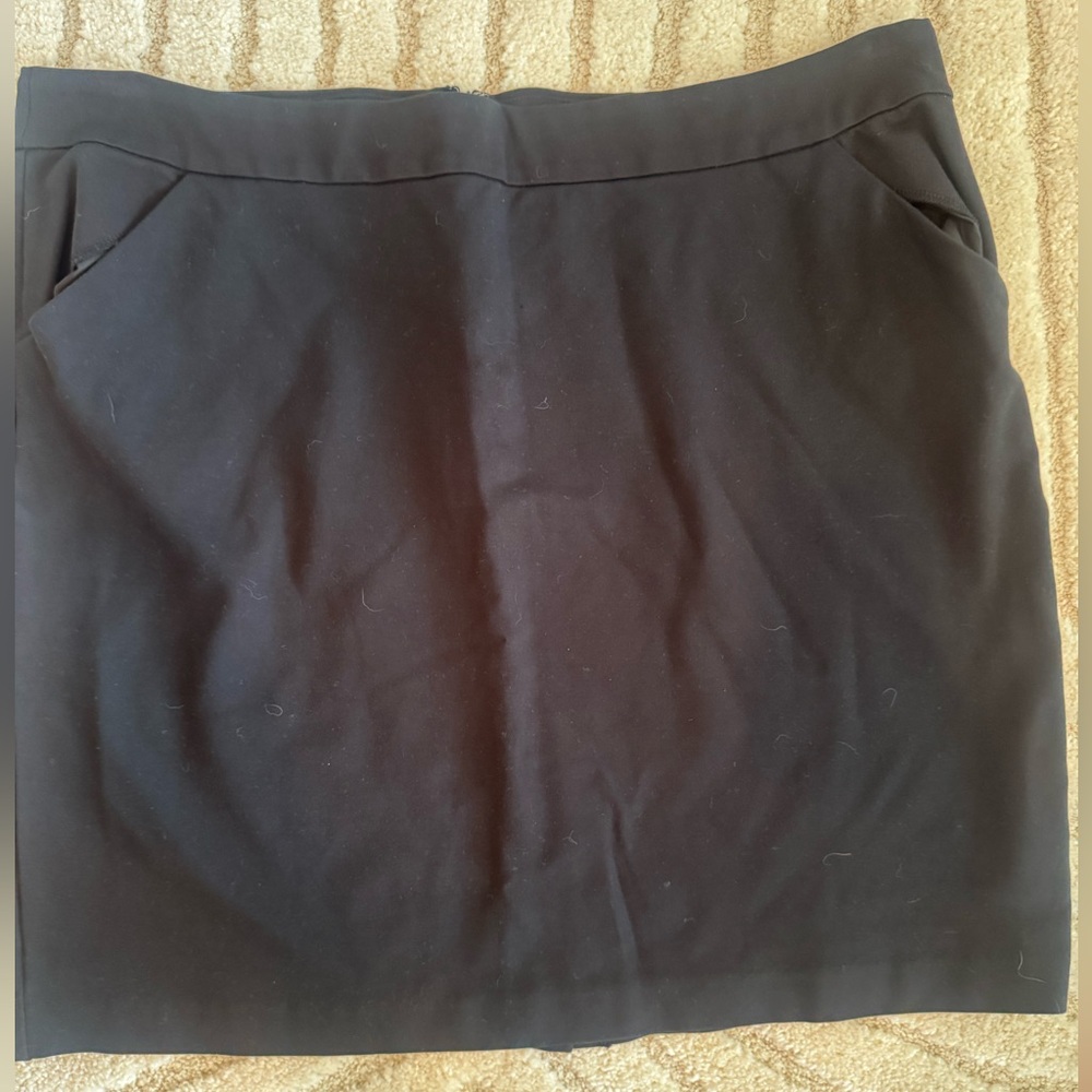 J. Crew Black Pencil Mini Skirt for Work